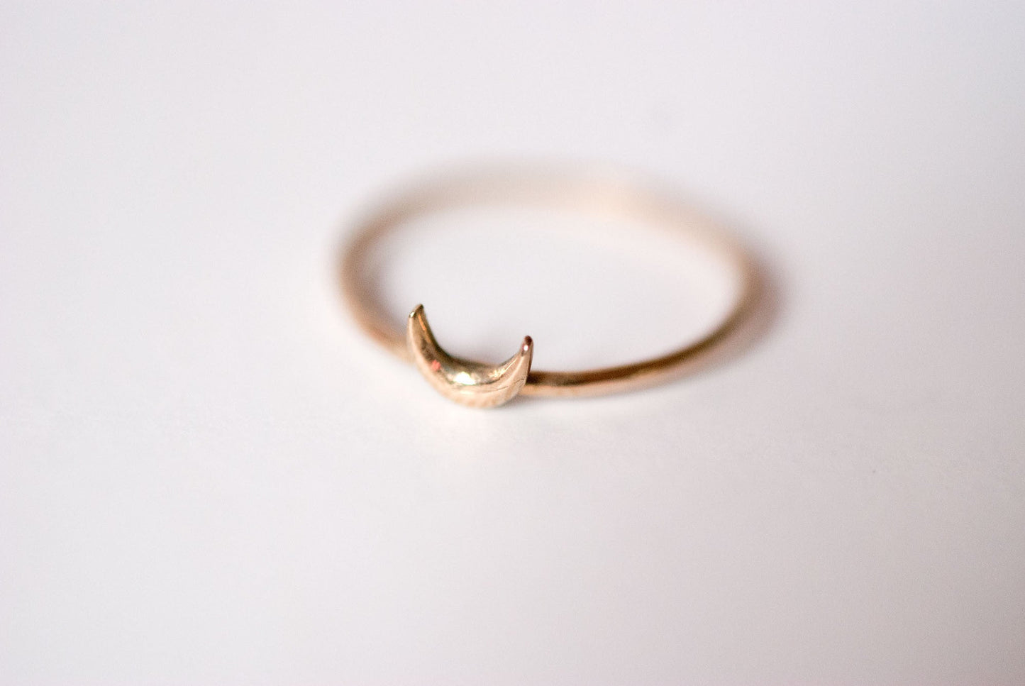 Crescent Moon Ring - Ready-to-Ship