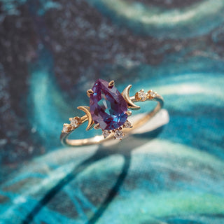 1.75ct Chatham Alexandrite Hades Ring
