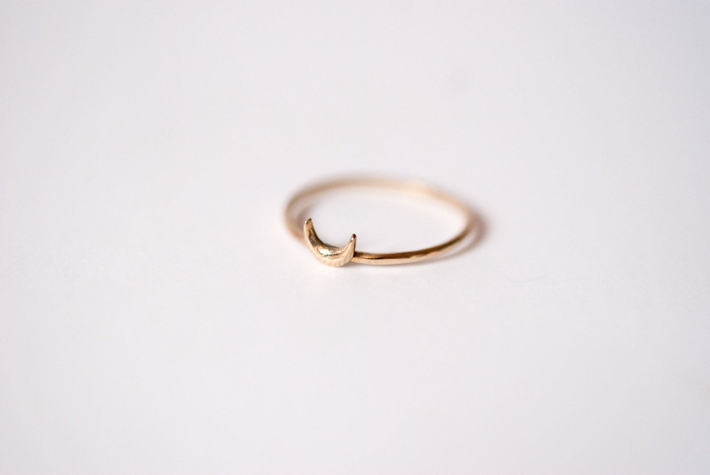 Crescent Moon Ring - Ready-to-Ship