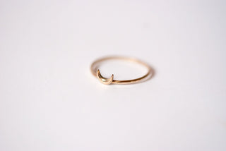 Crescent Moon Ring - Ready-to-Ship