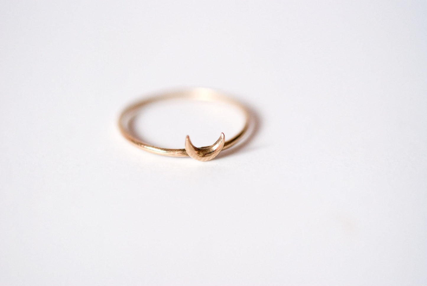 Crescent Moon Ring - Ready-to-Ship