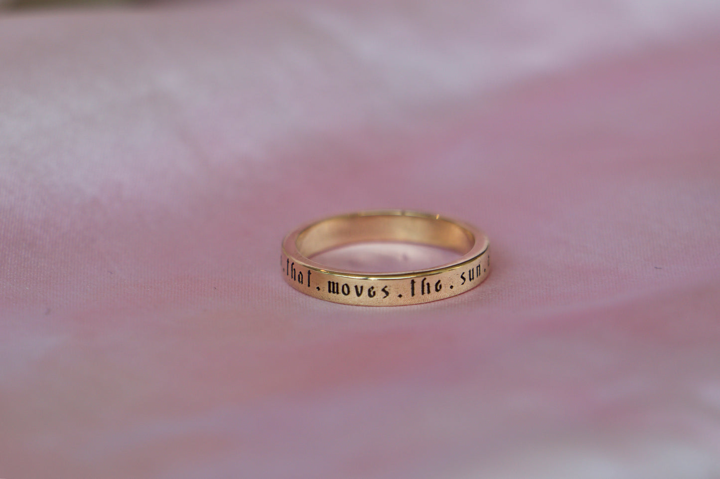 SAMPLE Square Heavenly magic Ring - 4.75 14k yellow gold