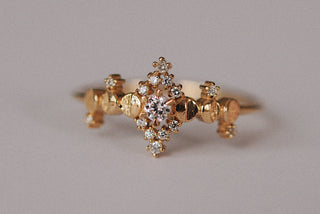 Diamond Cosmic Witch Ring - Ready-to-ship