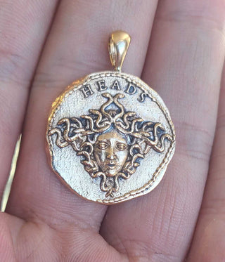 Medusa Decision-Making Coin Pendant