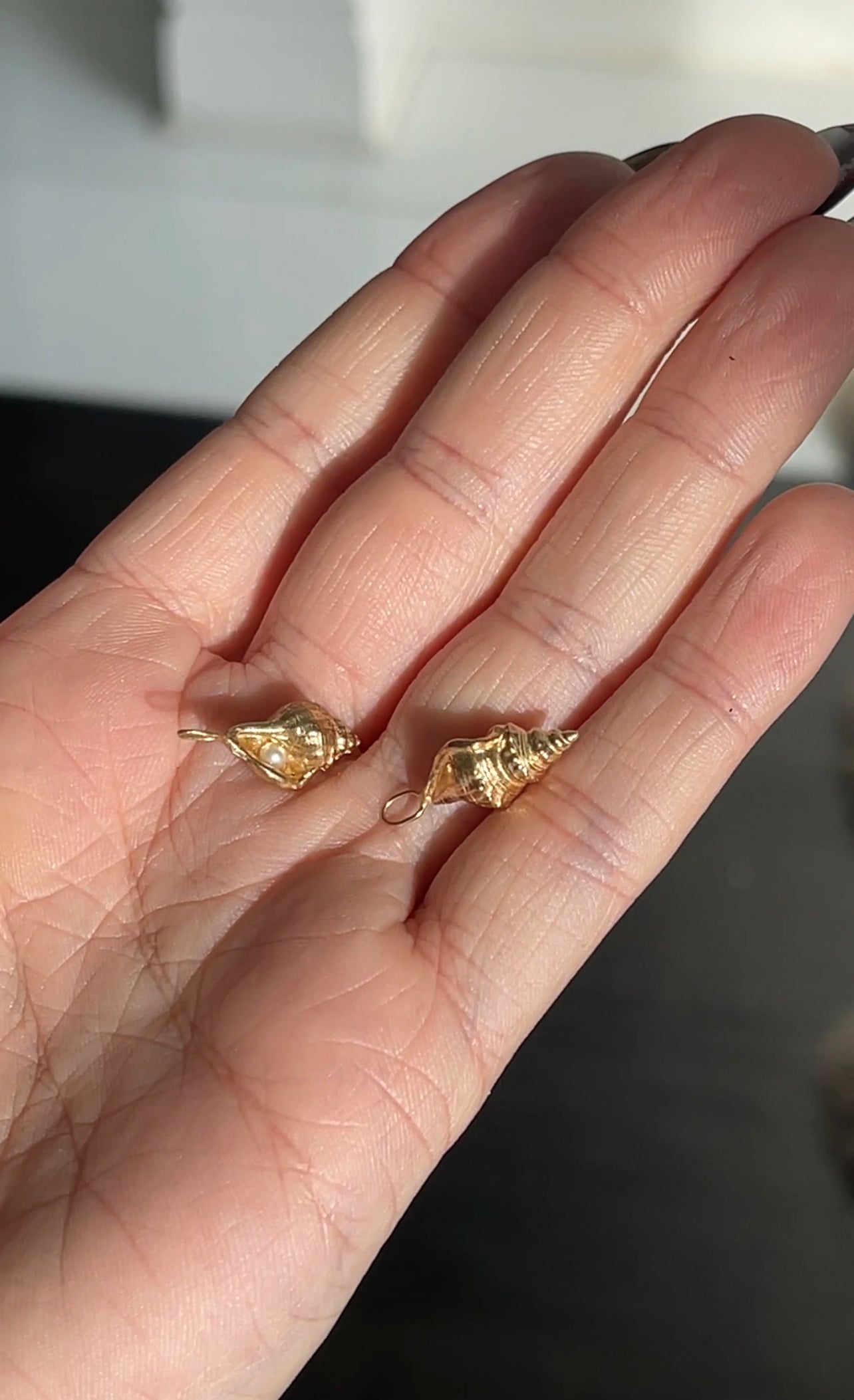 SAMPLE Mermaid Shell Pendants