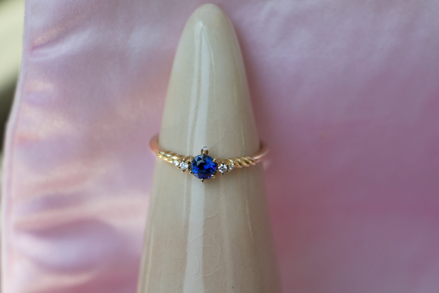 SAMPLE Sapphire and Diamond Ring - Size 6