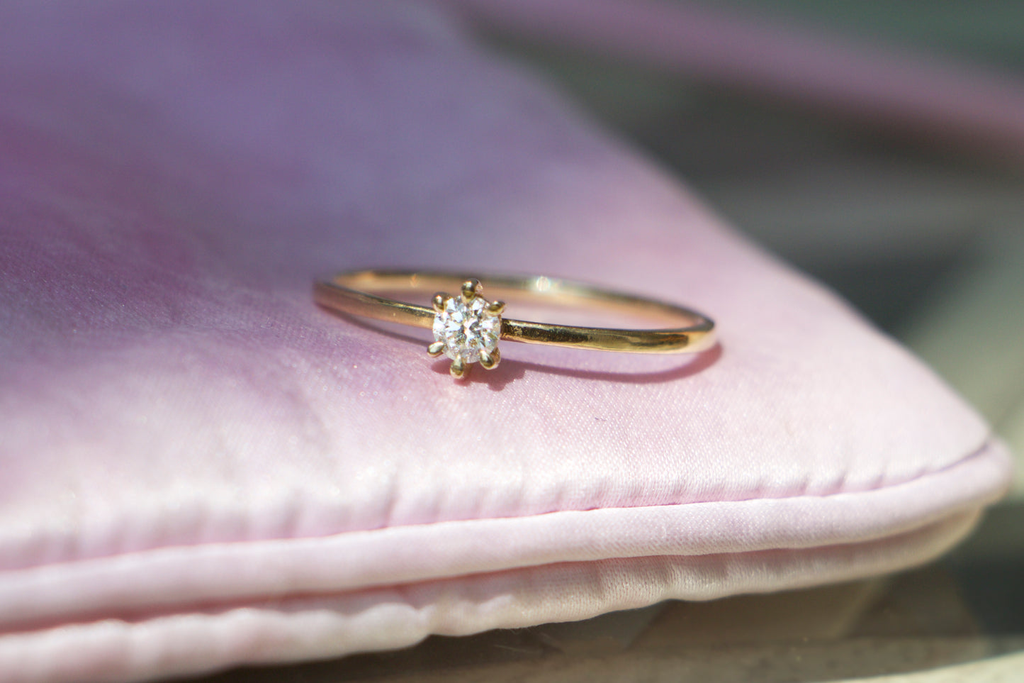 SAMPLE Diamond Solitaire Ring - Size 5.75