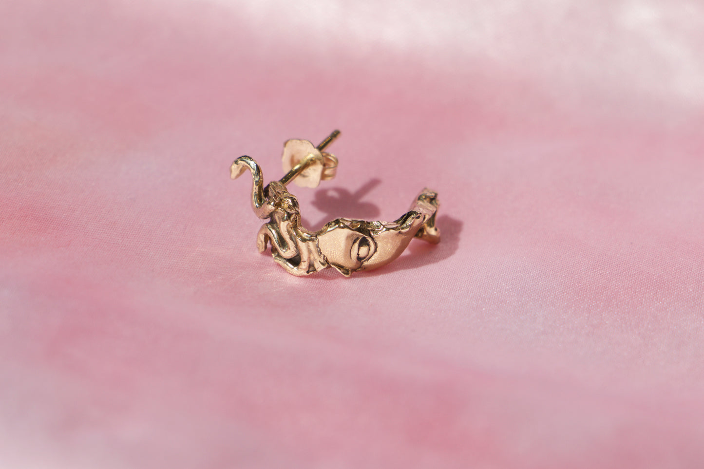 SAMPLE West Medusa Relic Hoop Earring - Single
