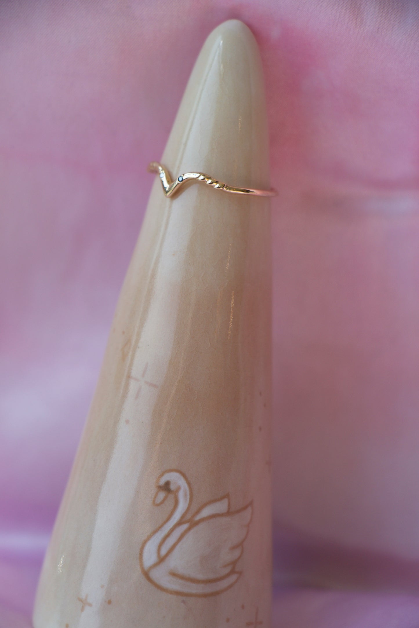 SAMPLE Swan Lake Ring - Size 6.5