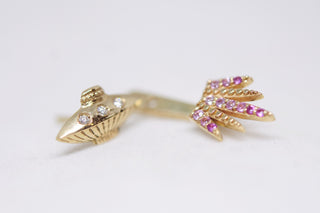 Ombre Tender Abduction UFO Earring - Ready-to-ship