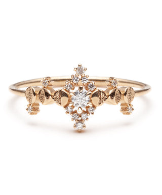 Diamond Cosmic Witch Ring - Ready-to-ship