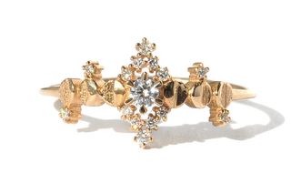 Diamond Cosmic Witch Ring - Ready-to-ship