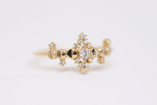 Diamond Cosmic Witch Ring - Ready-to-ship