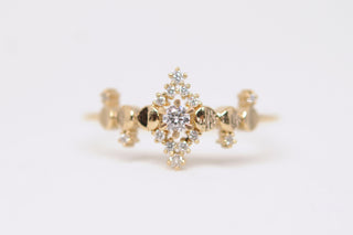 Diamond Cosmic Witch Ring - Ready-to-ship