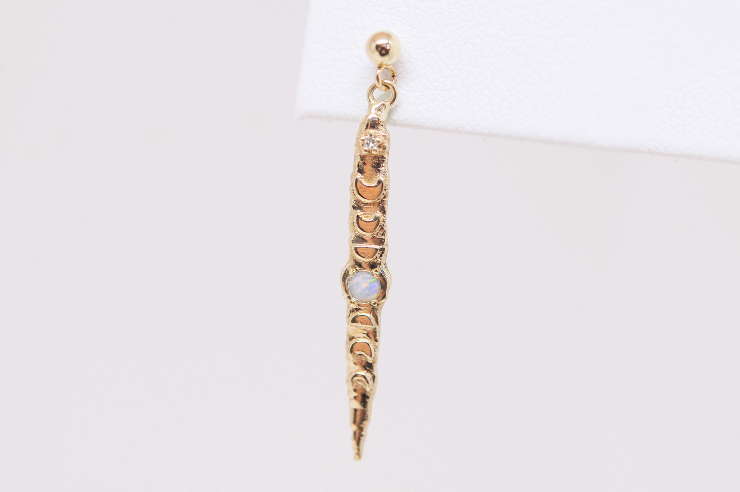 SAMPLE Lunari Wand Earrings Pair