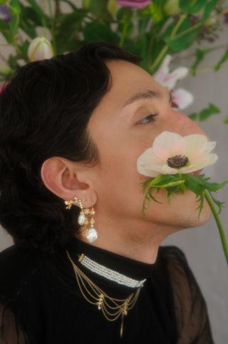 Boucles d'oreilles Bonbons Ruban