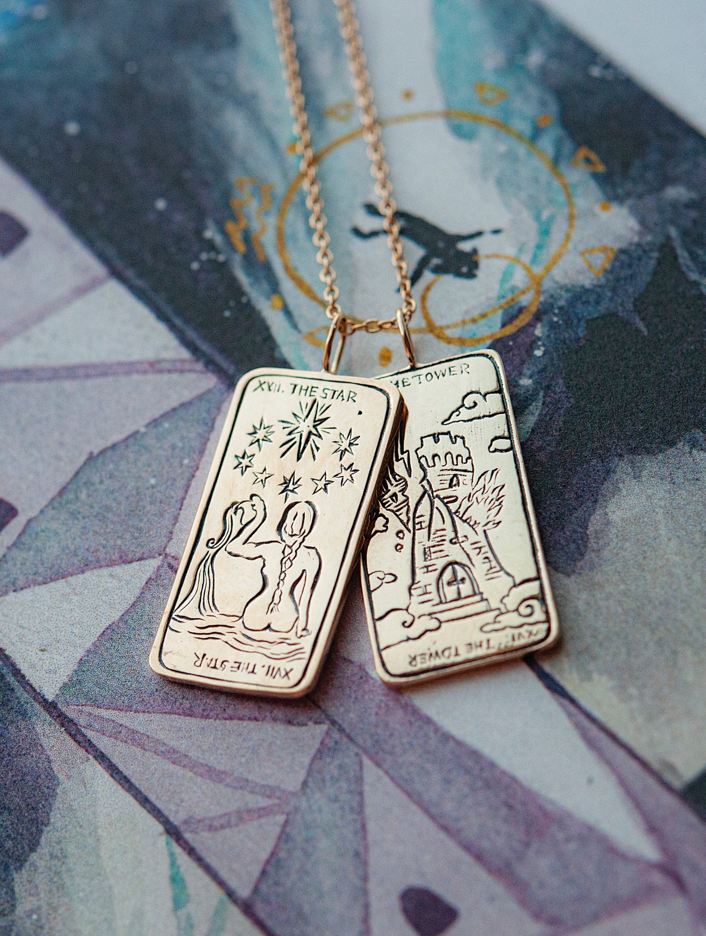 The Star II. Tarot Card Necklace