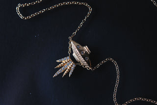 Diamond Tender Abduction UFO Necklace