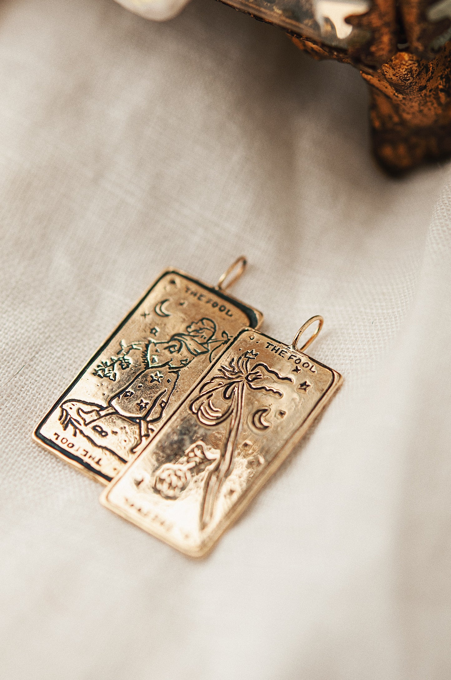 The Fool I. Tarot Card Necklace