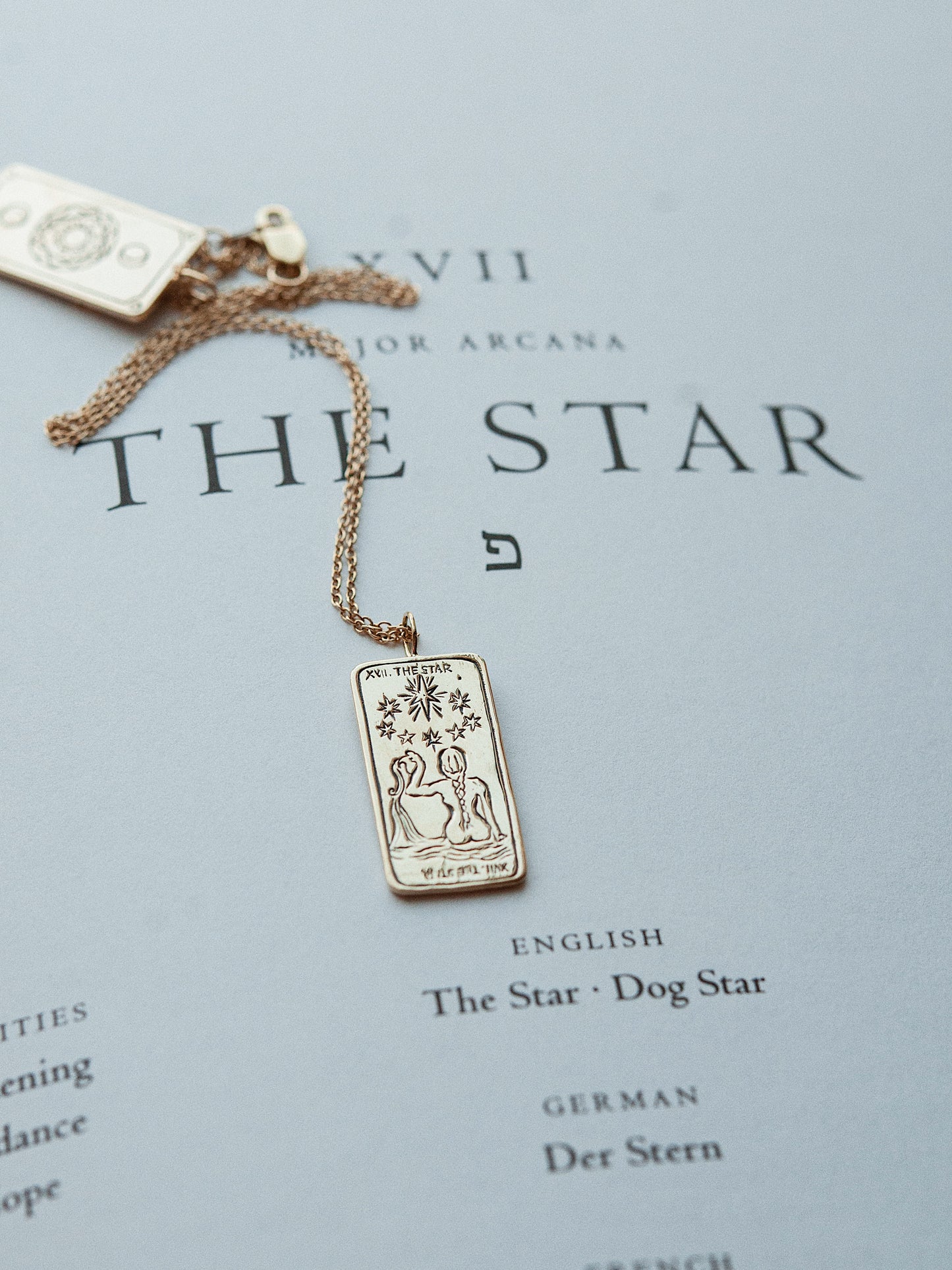 The Star II. Tarot Card Necklace