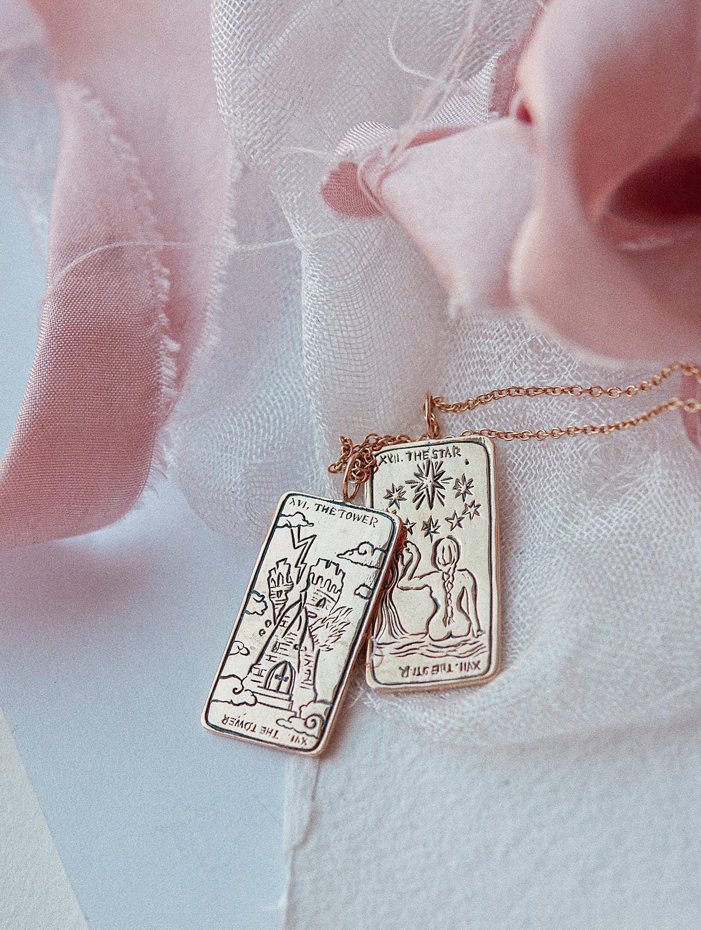 The Star II. Tarot Card Necklace