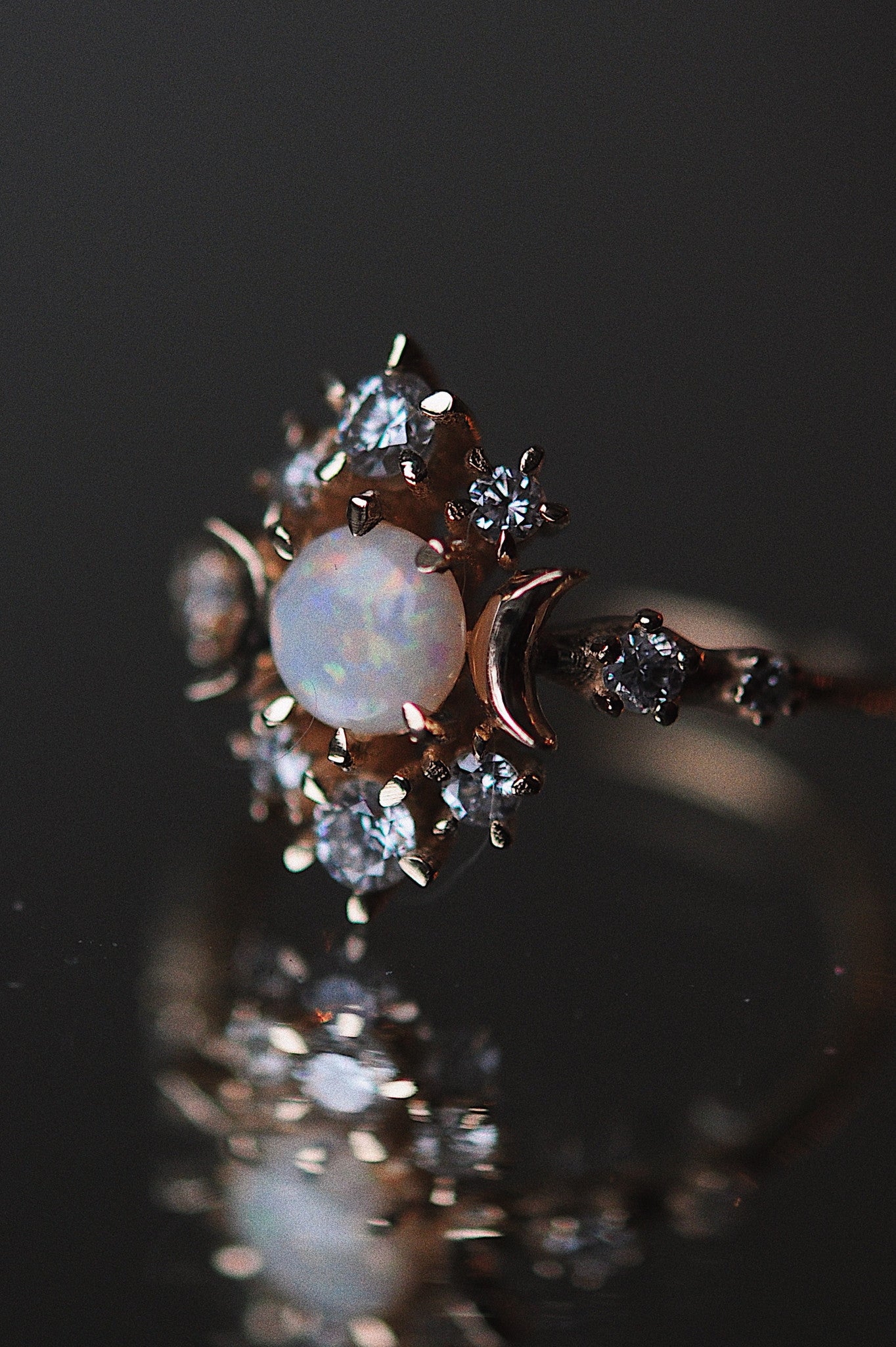 Opal Wandering Cosmos Ring