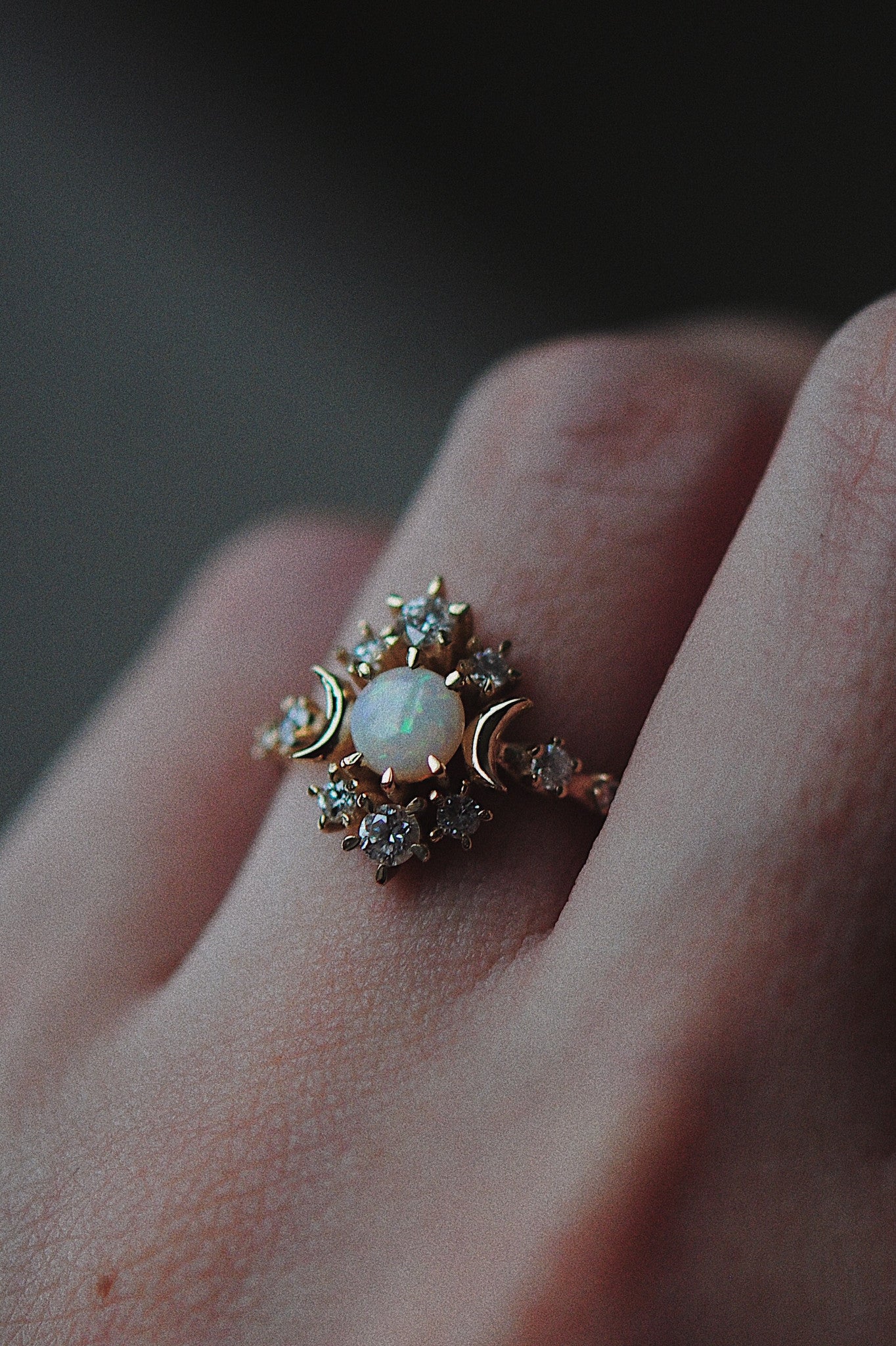 Opal Wandering Cosmos Ring