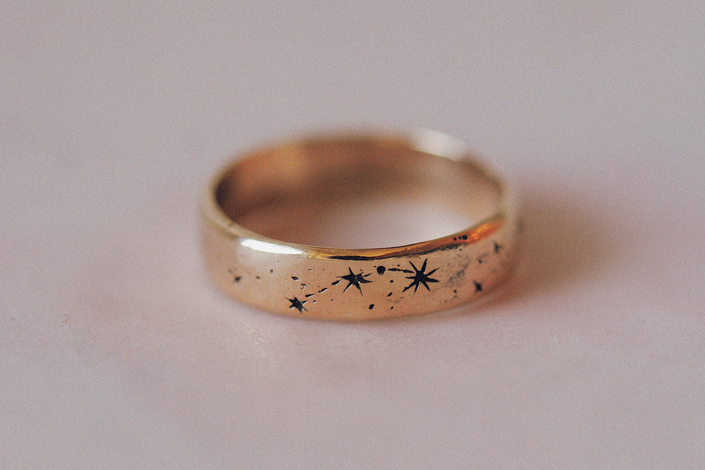 Narrow Written in the Stars Ring