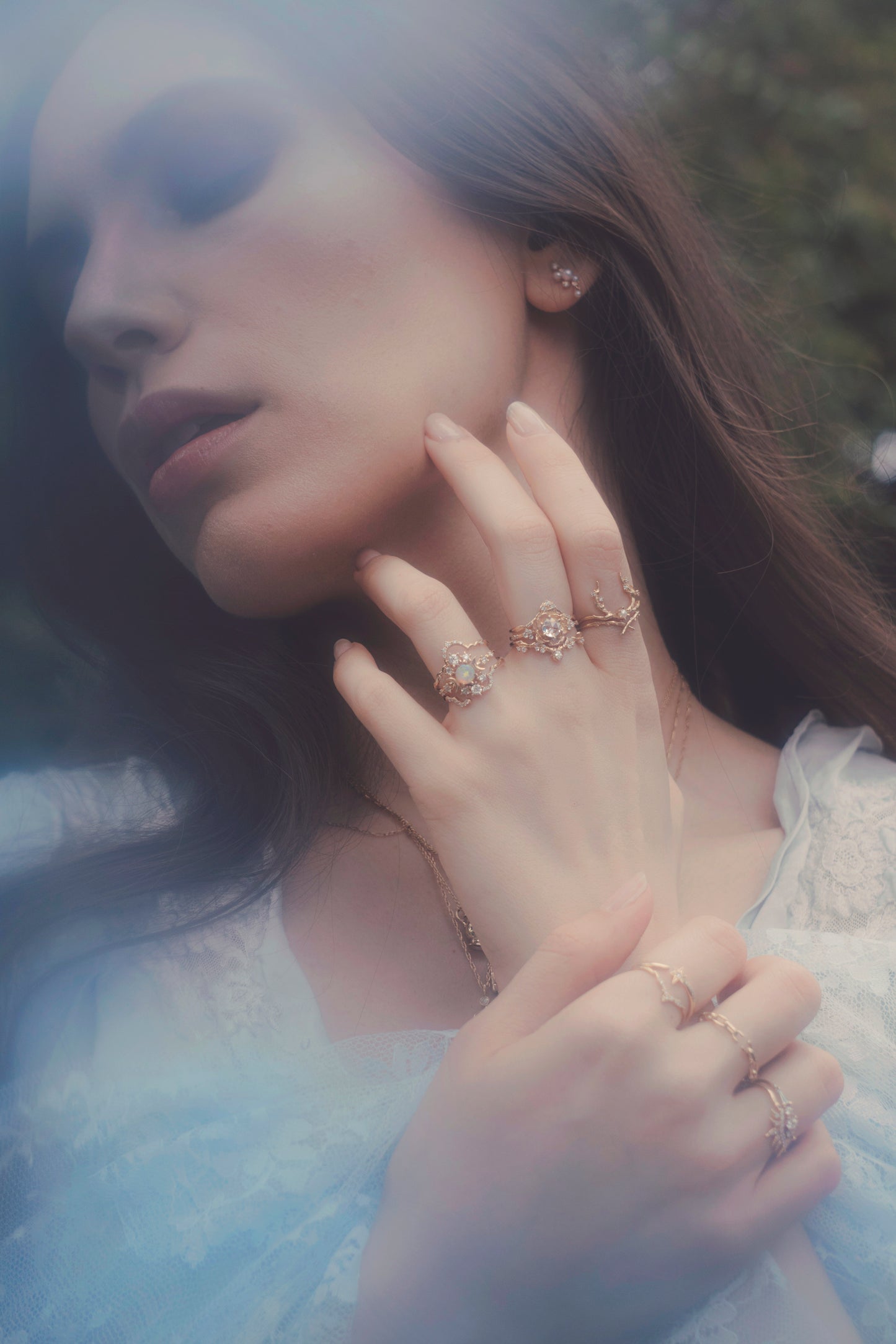 Opal Wandering Cosmos Ring