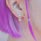 Ombre Tender Abduction UFO Earring