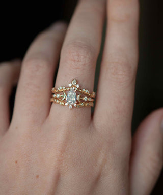 OOAK - Opalescent Diamond Hades Ring - 0.72ct