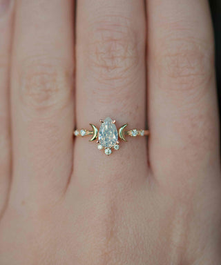 OOAK - Opalescent Diamond Hades Ring - 0.72ct