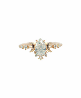 OOAK - Opalescent Diamond Hades Ring - 0.72ct