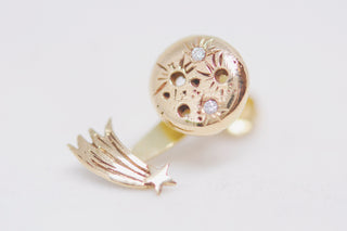 Boucle d'oreille étoile souhaitant