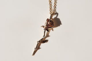 Collier Rose Céleste