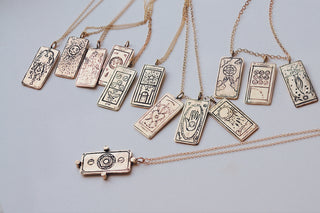 Enlightenment Tarot Card Necklace