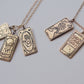 Wheel of Fortune Tarot Card Necklace