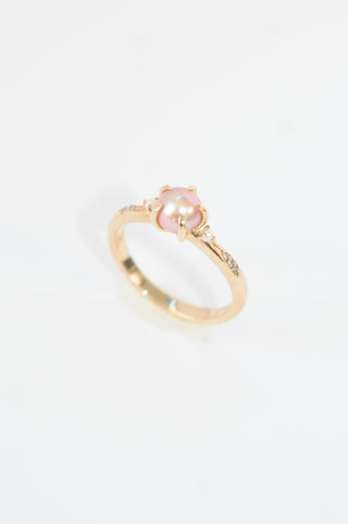 Bague Rose Champagne