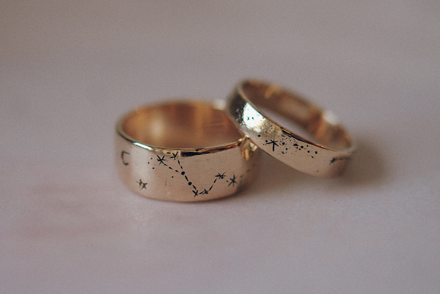 Narrow Written in the Stars Ring