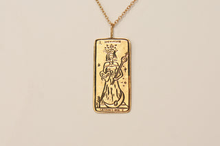 The Empress Tarot Card Necklace