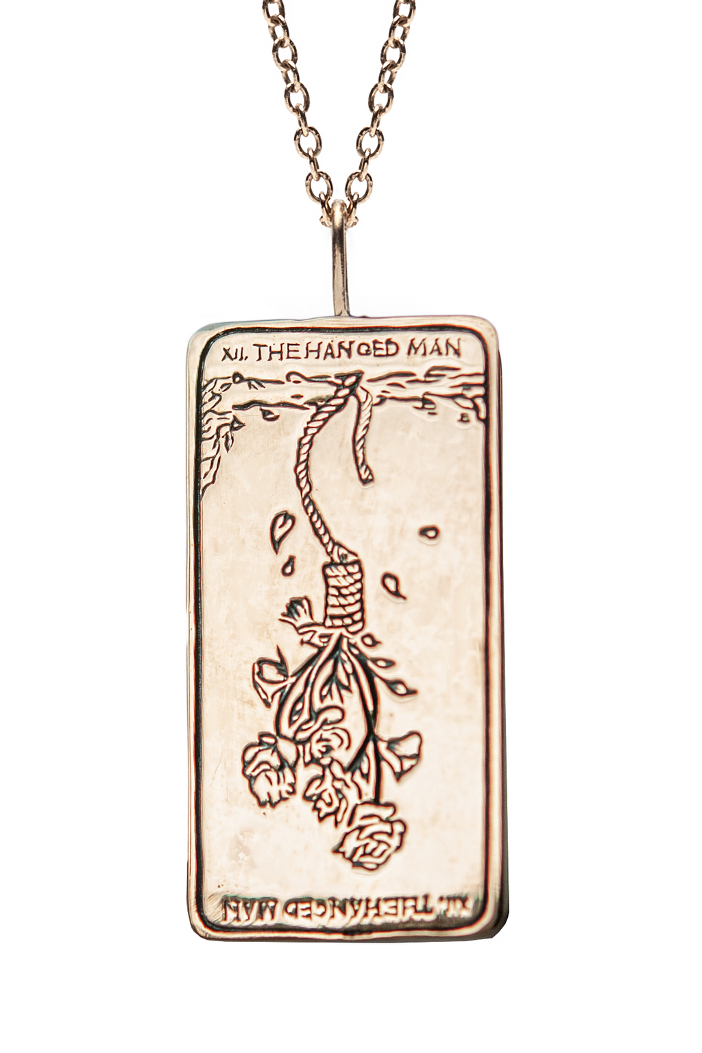 The Hanged One Tarot Card Necklace – Sofia Zakia