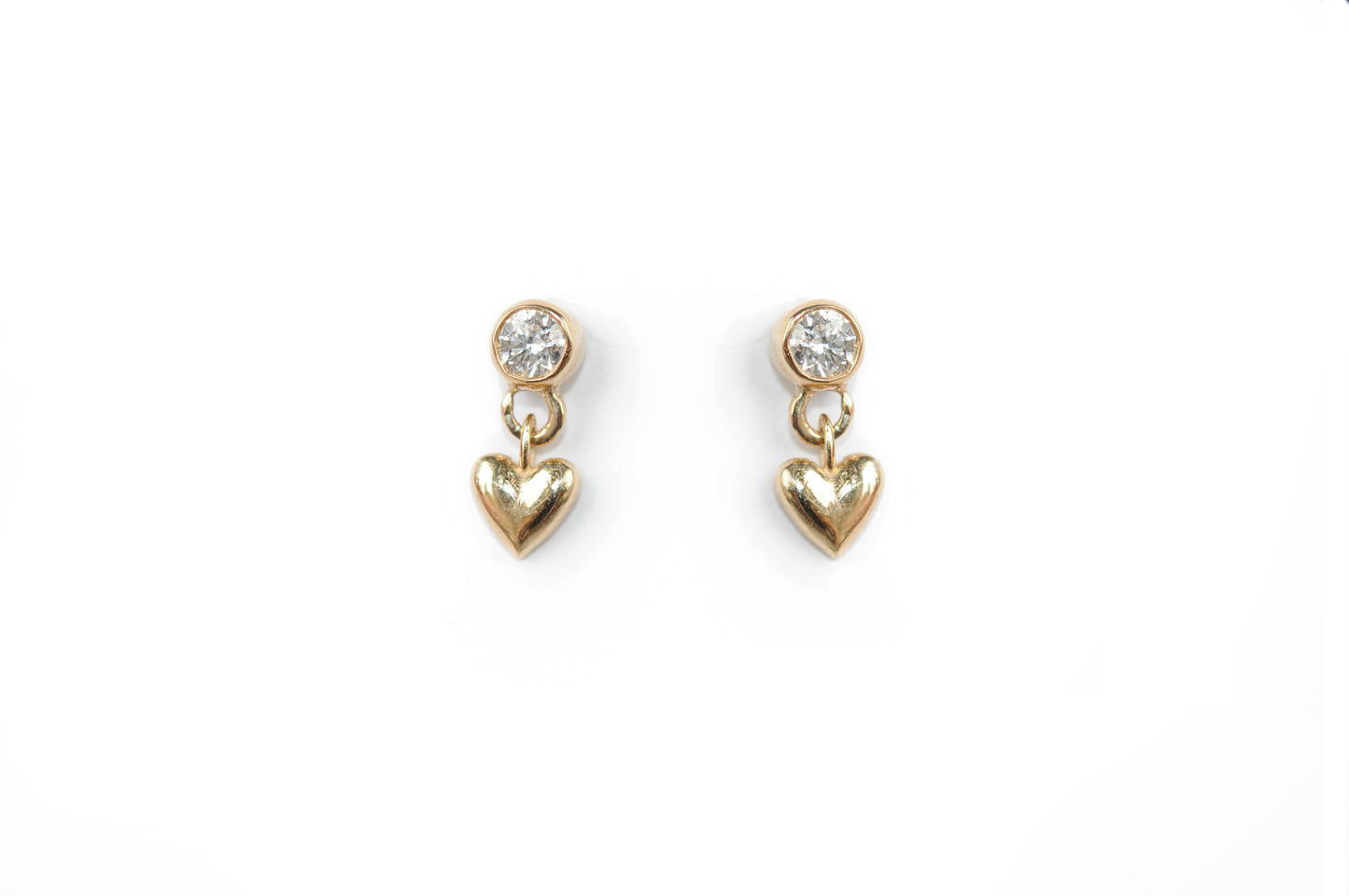 Diamond Baby Heart Earring