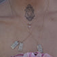 Sapphire Tender Abduction UFO Necklace