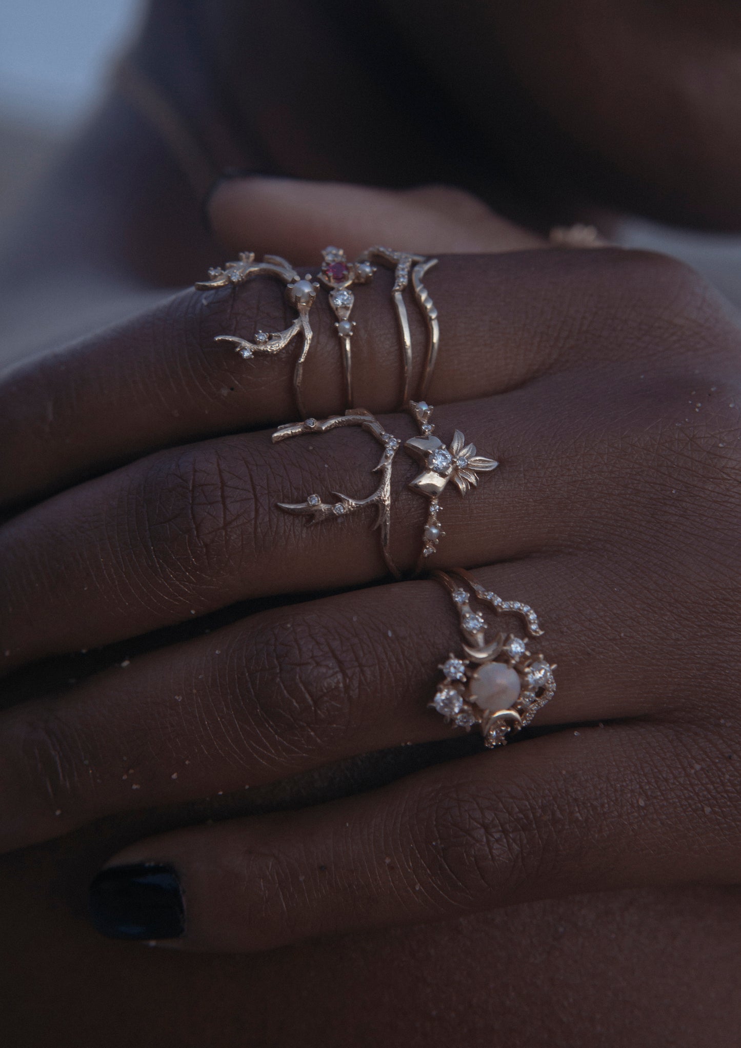 White Guardian Ring