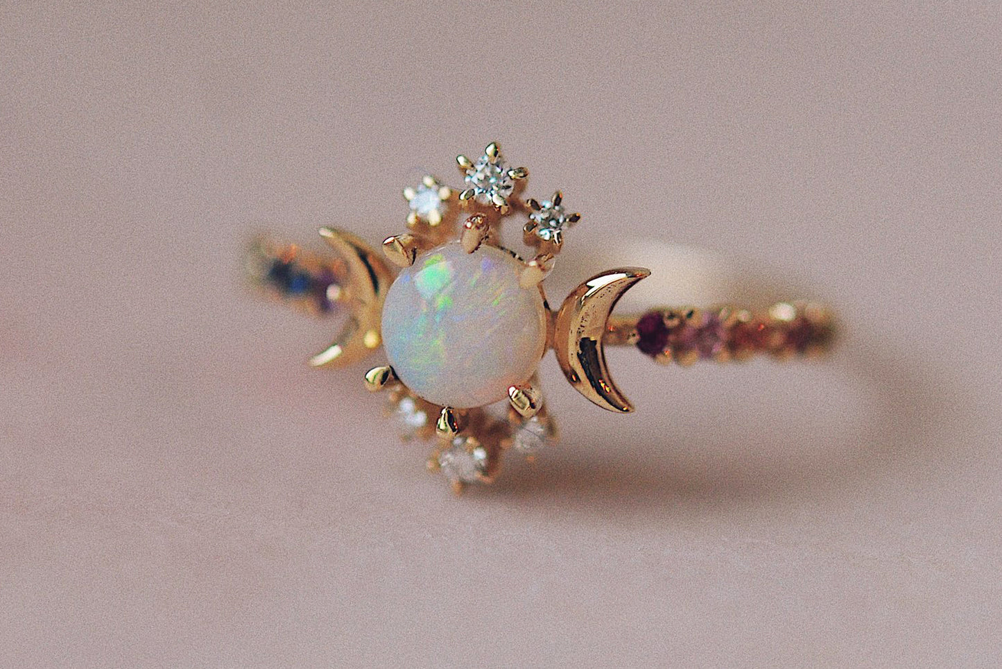 Rainbow Wandering Star Ring