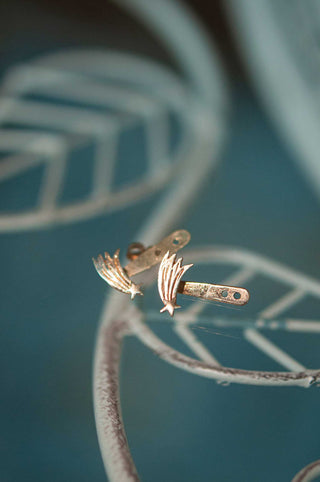 Boucle d'oreille étoile souhaitant