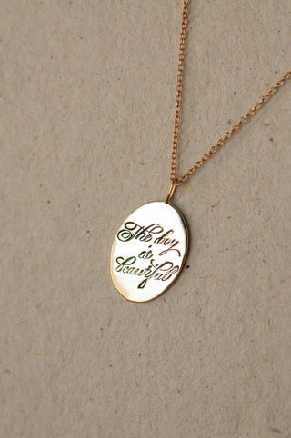 Collier Bélier écrit dans les étoiles