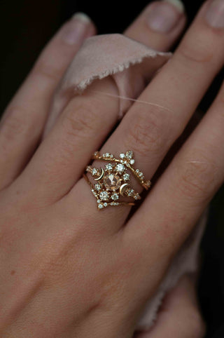 Rosecut Diamond Wandering Cosmos Ring