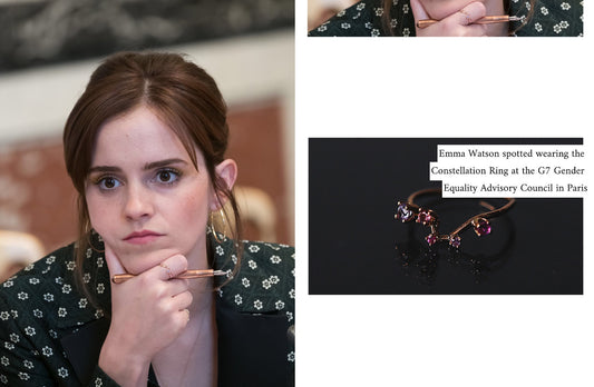Emma Watson spotted wearing our Constellation Ring