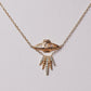 Diamond Tender Abduction UFO Necklace on a 17" chain - Ready-to-ship